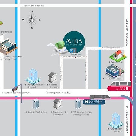 בנגקוק Mida Hotel Don Mueang Airport מראה חיצוני תמונה